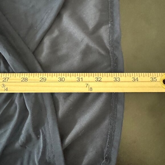 🟣 SHEIN Womens Blue Ruched Side Long Sleeve Dress Size Extra Large - Picture 7 of 7